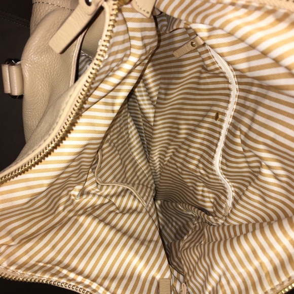 Kate Spade Pebble Leather Cream Satchel - Picture 3 of 4